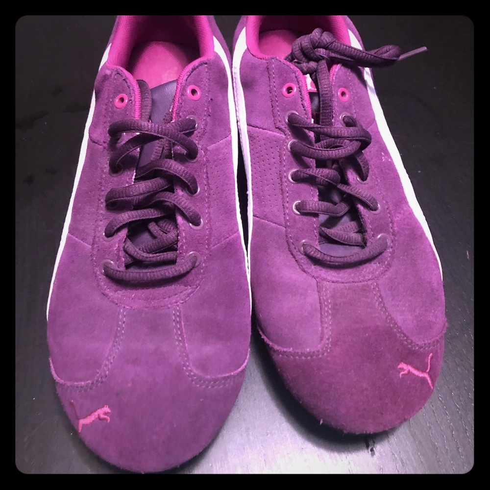 Purple Puma Sneakers